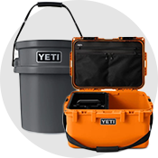 Yeti storage bucket and gobox